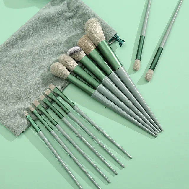 13-Piece Makeup Brush Set - Becmella