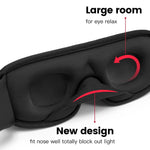 Load image into Gallery viewer, Blackout Sleep Mask - 3D Lightweight, Adjustable, Zero Eye Pressure
