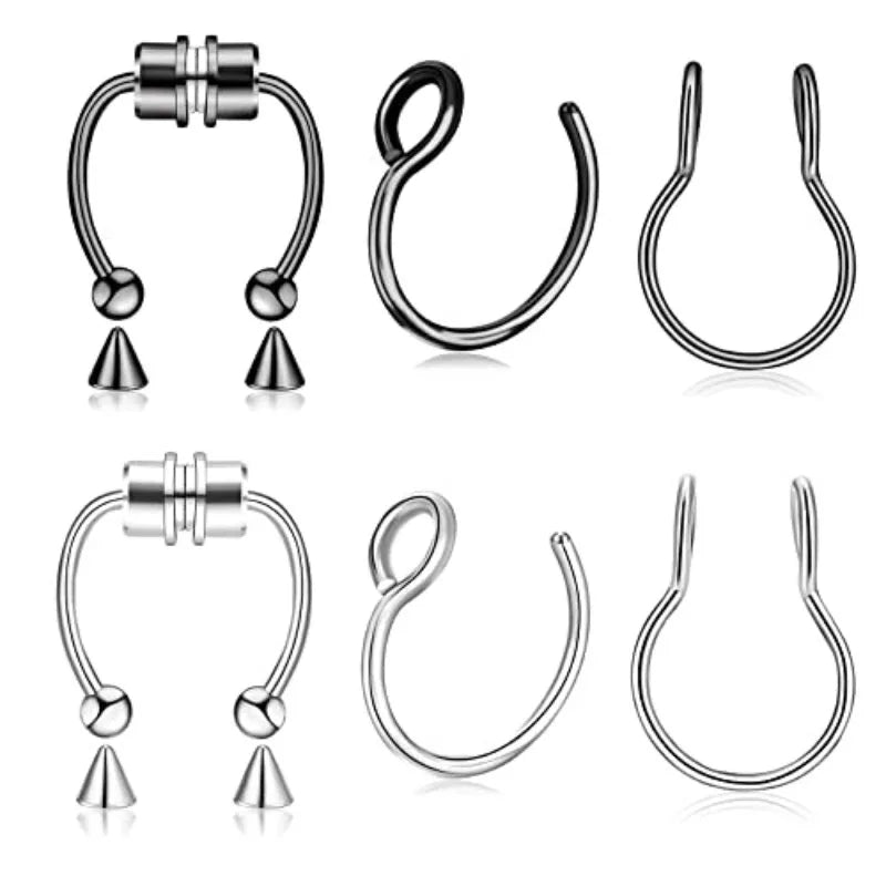 Fake Septum Ring - 3pcs