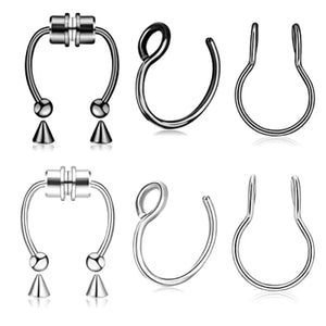 Fake Septum Ring - 3pcs