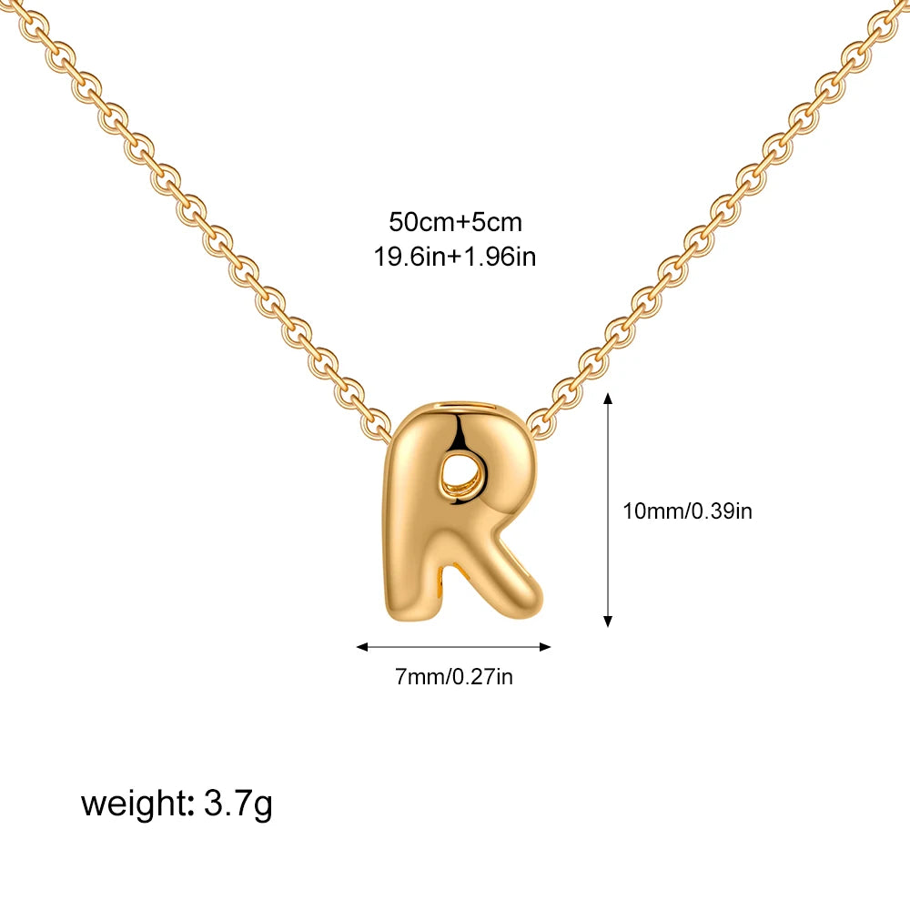 Personalised 3D Letter Necklace