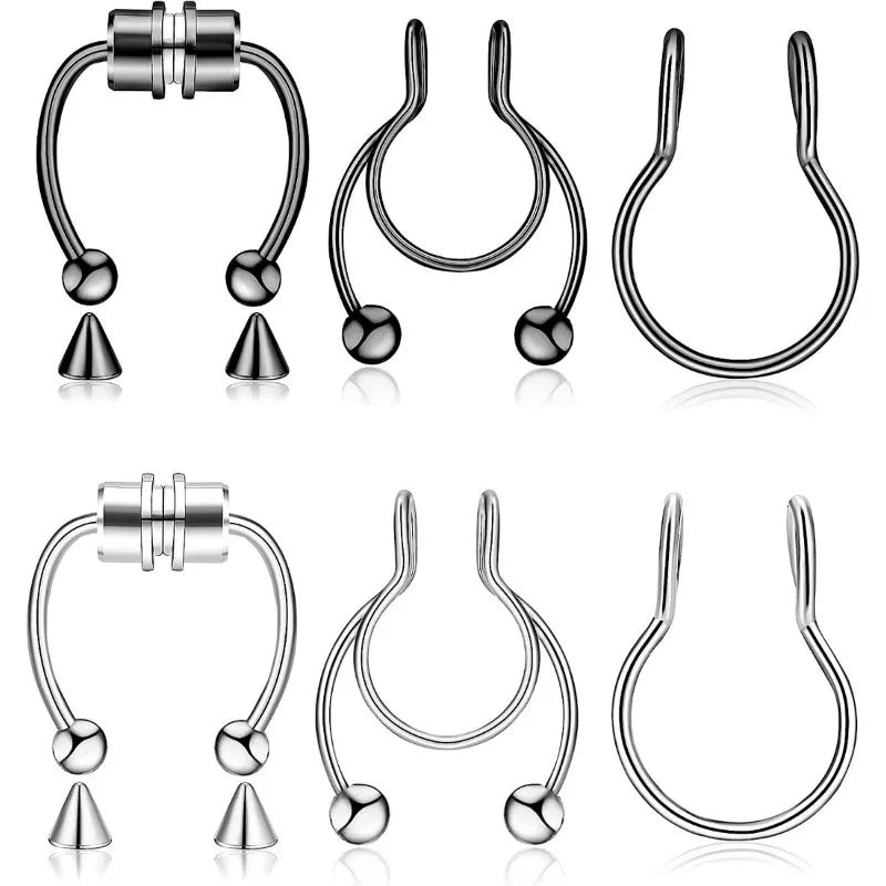 Fake Septum Ring - 3pcs