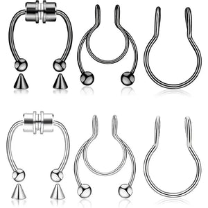 Fake Septum Ring - 3pcs