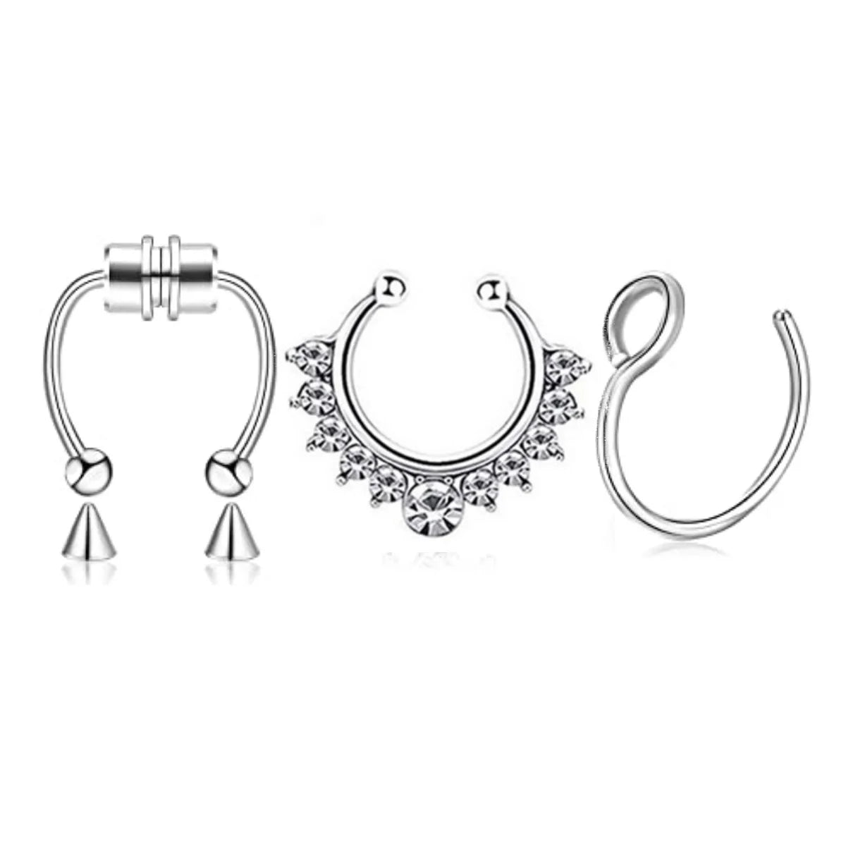 Fake Septum Ring - 3pcs