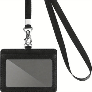 ID Card Holder Leather | Premium Badge Holder