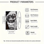 Load image into Gallery viewer, Men’s Watch - Black Dial and Silver Strap
