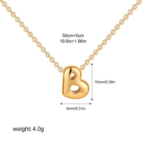 Personalised 3D Letter Necklace