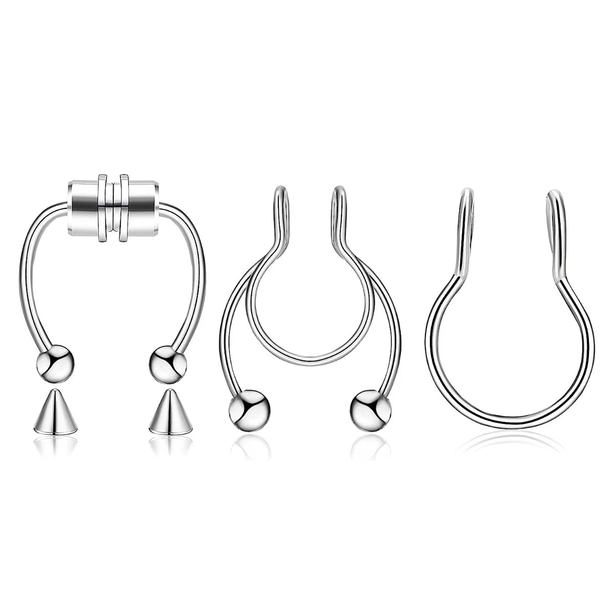 Fake Septum Ring - 3pcs