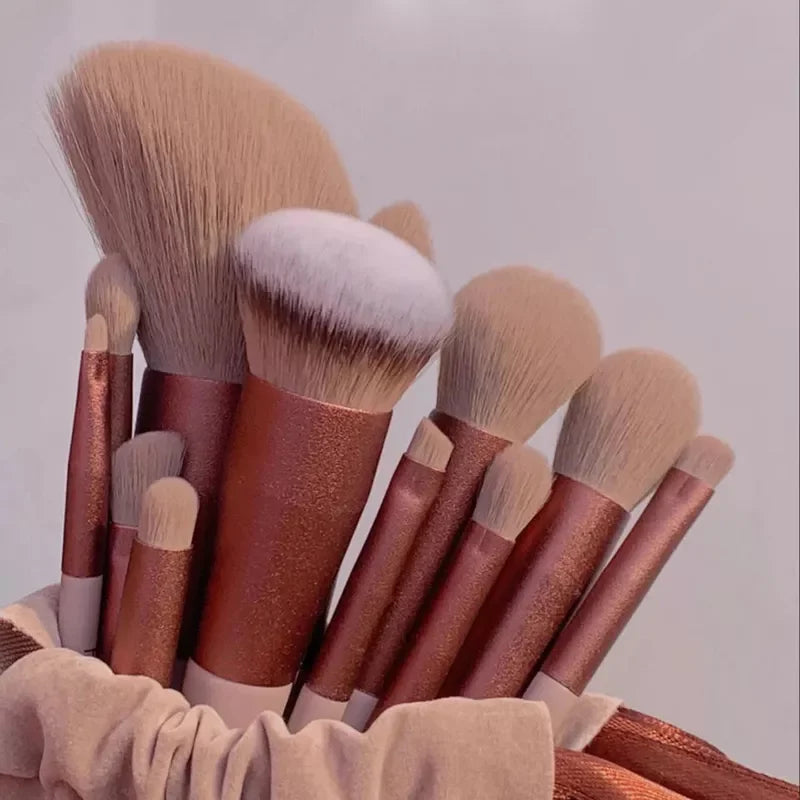 13-Piece Makeup Brush Set - Becmella