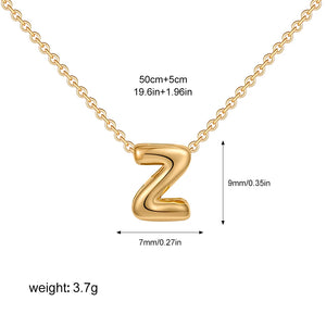 Personalised 3D Letter Necklace