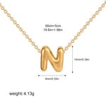 Load image into Gallery viewer, Personalised 3D Letter Necklace
