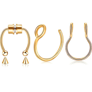 Fake Septum Ring - 3pcs