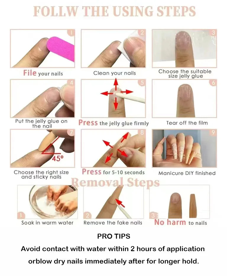 Premium Removable False Nails