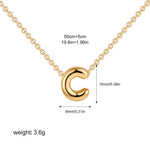 Load image into Gallery viewer, Personalised 3D Letter Necklace
