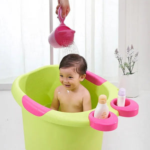 Rinse Shampoo Rinser Baby Rinse Cup Baby Bath Rinser Wash Hair Cup by Protecting Infant Eyes (Bear-Pink) 