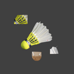 Load image into Gallery viewer, Becmella goose feather shuttlecocks white natural feathers yellow cork head for durable badminton play
