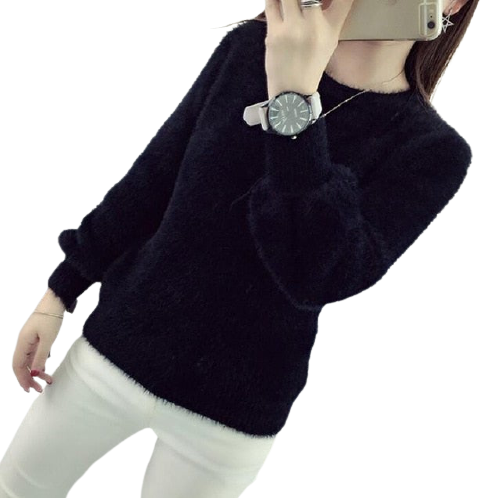 Furry Sleeves Sweater - Becmella