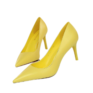 Yellow High Heels