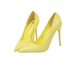 Yellow High Heels