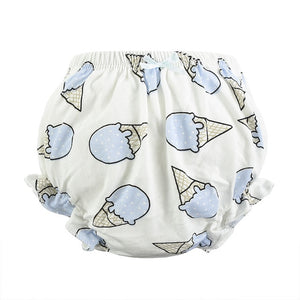 Becmella eco friendly baby diapers with blue ice cream cone pattern for kids