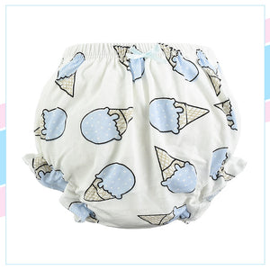Becmella eco friendly baby diapers with blue ice cream cone print for kids comfort