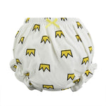 Load image into Gallery viewer, Becmella eco friendly baby diapers with yellow crown pattern and elastic waist for kids
