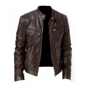 Vintage Leather Jacket - Becmella