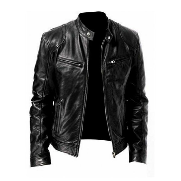 Vintage Leather Jacket - Becmella