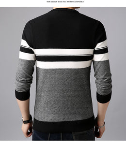 Striped Male Sweater - Becmella