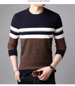 Load image into Gallery viewer, Striped Male Sweater - Becmella
