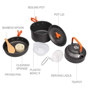 Camping Cookware Kit - Becmella