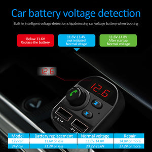 FM Transmitter Bluetooth - Becmella