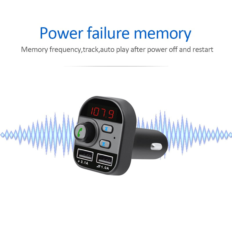 FM Transmitter Bluetooth - Becmella