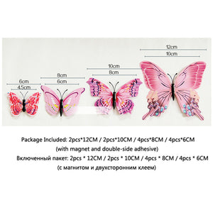 Wall Sticker 3D Butterfly - Becmella