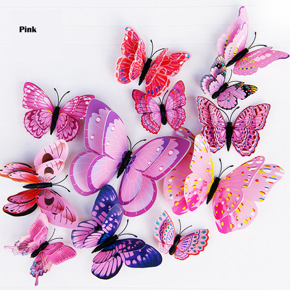 Wall Sticker 3D Butterfly - Becmella