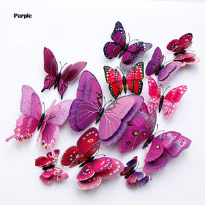 Wall Sticker 3D Butterfly - Becmella