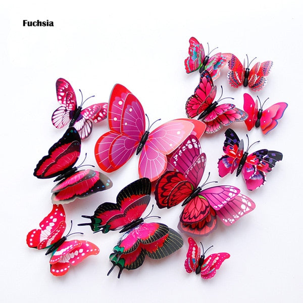 Wall Sticker 3D Butterfly - Becmella