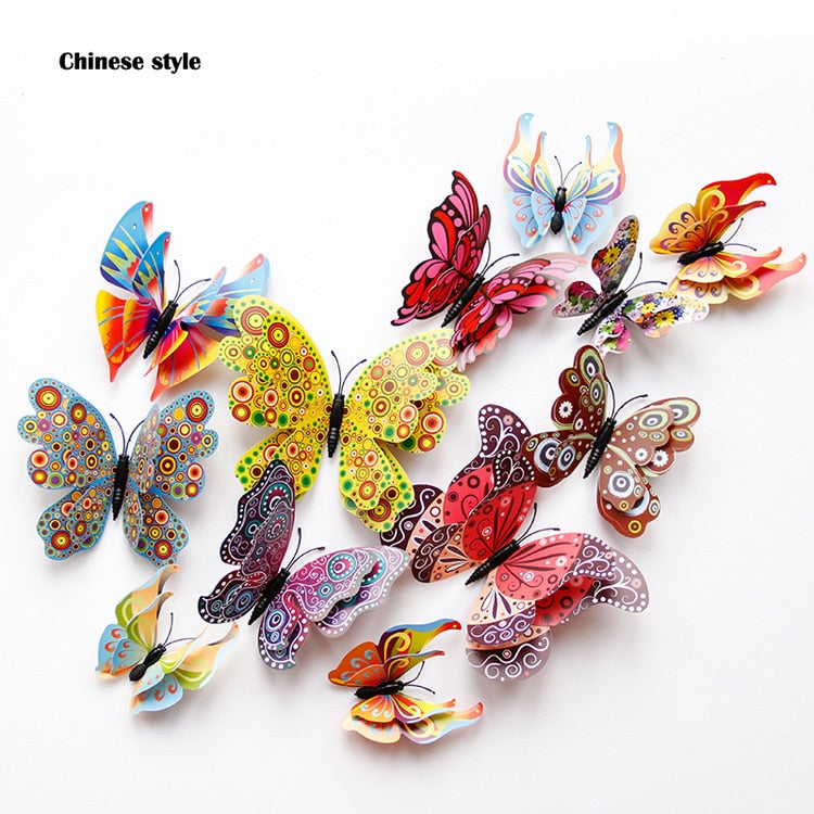 Wall Sticker 3D Butterfly - Becmella