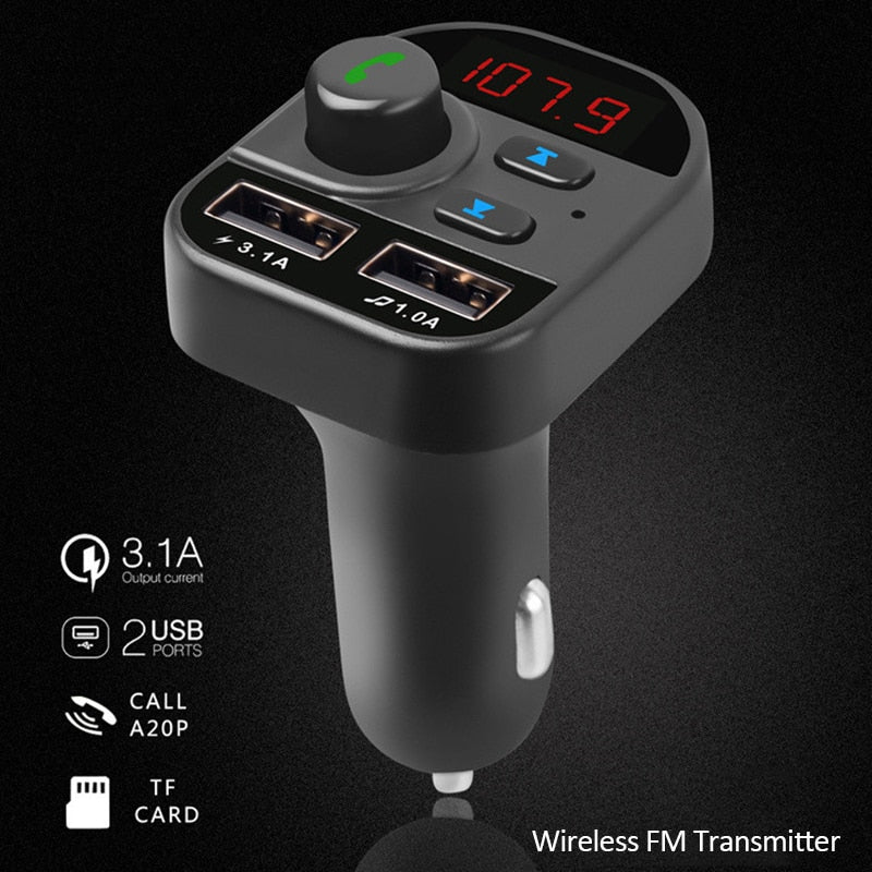 FM Transmitter Bluetooth - Becmella