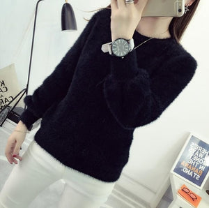 Furry Sleeves Sweater - Becmella