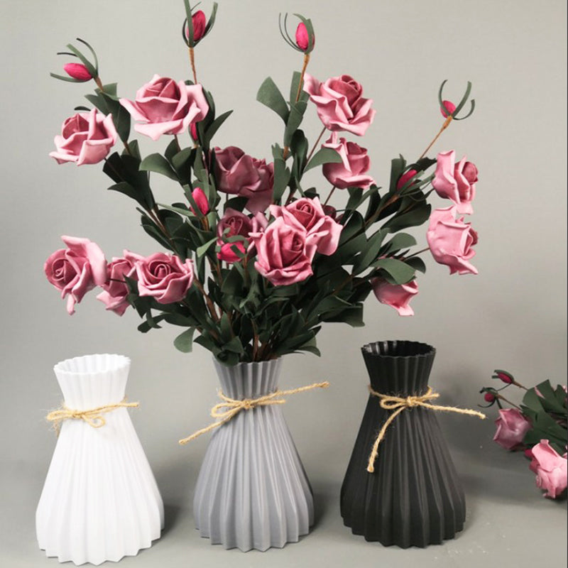 Plastic Flower Vases - Becmella