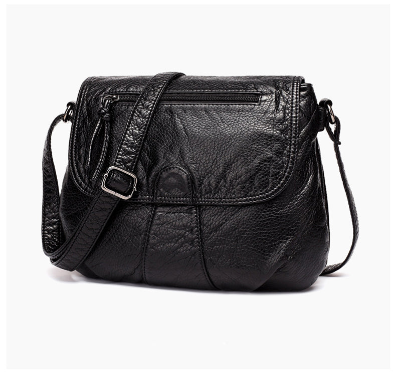 Leather Crossbody Flap - Becmella