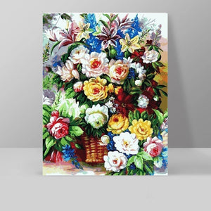 Oil Painting Flowers - Becmella