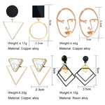 Load image into Gallery viewer, Round Earrings - Becmella
