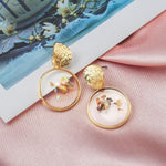 Load image into Gallery viewer, Round Earrings - Becmella
