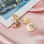 Load image into Gallery viewer, Round Earrings - Becmella
