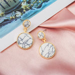 Load image into Gallery viewer, Round Earrings - Becmella
