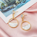 Load image into Gallery viewer, Round Earrings - Becmella
