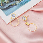 Load image into Gallery viewer, Round Earrings - Becmella
