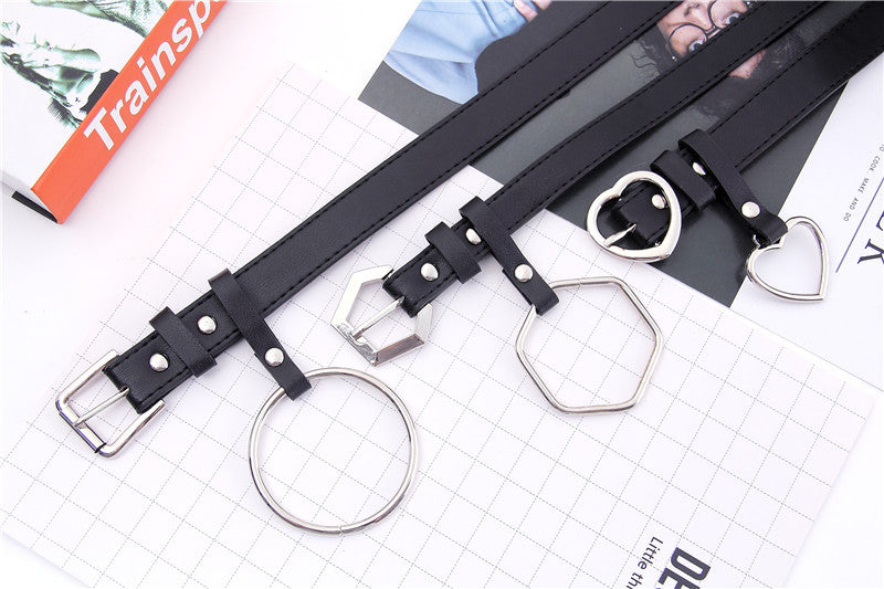 Shaped Buckles Belt - Becmella